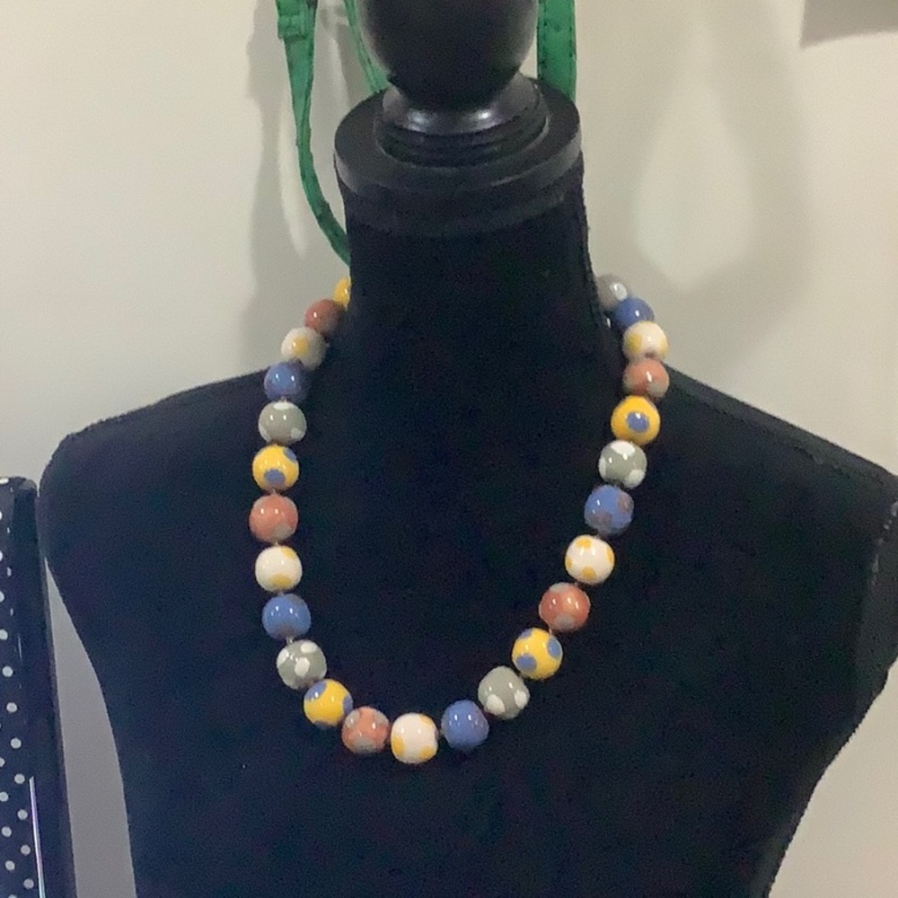 Chunky Bead Statement Necklace